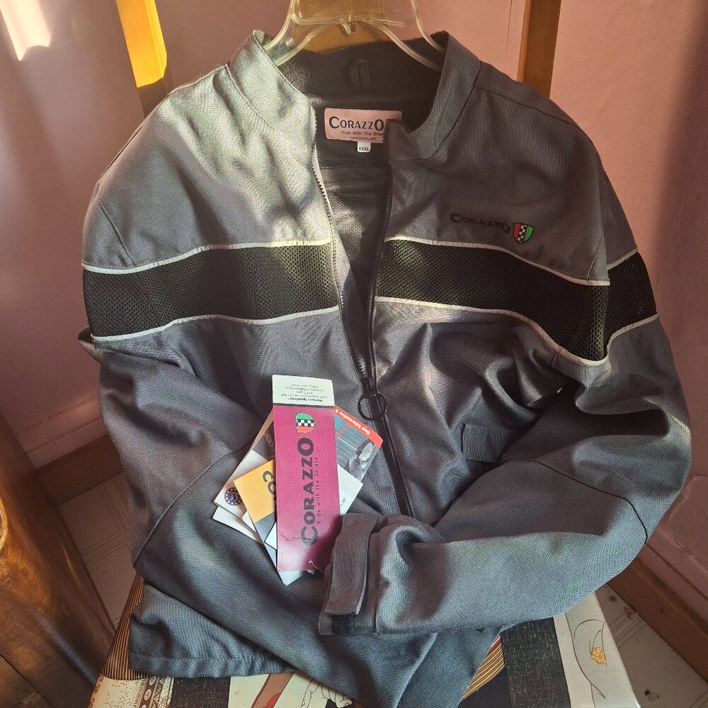 Corazzo Armored Motorcycle Jacket Size XXXL Brand New with Tags
